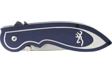 3-Browning 355 Backdraft Assisted Open Knife - Blue w/ 3.25in Blade