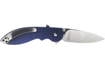 2-Browning 355 Backdraft Assisted Open Knife - Blue w/ 3.25in Blade
