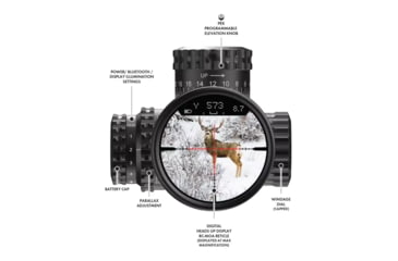 Image of Burris Veracity PH 4-20x50mm Rifle Scope, 30mm Tube, First Focal Plane, Rapid Cross MOA Reticle, Black, 200203