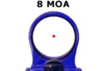 Image of C-More Railway 8MOA Waterproof Weaver/Picatinny Red Dot Sight, Black CMCRWB-8
