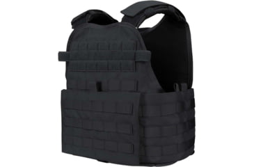 Image of Caliber Armor AR550 11 x 14 Level III+ Body Armor and Condor MOPC Package, Black, Large/2XL, 19-AR550-MOPC-1114-BK