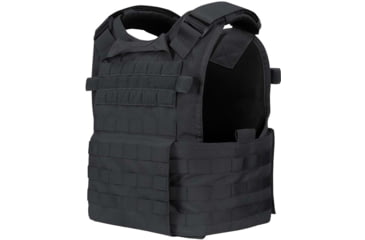 Image of Caliber Armor AR550 11 x 14 Level III+ Body Armor and Condor MOPC Package, Black, Large/2XL, 19-AR550-MOPC-1114-BK