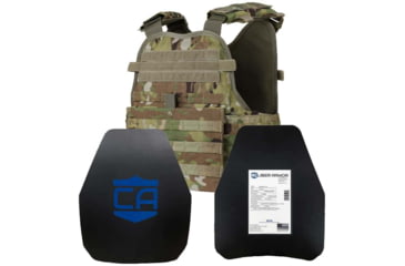 Image of Caliber Armor AR550 11 x 14 Level III+ Body Armor and Condor MOPC Package, Scorpion OCP, Medium/2XL, 19-AR550-MOPC-1114-OCP