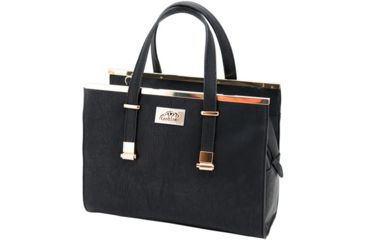 Image of Cameleon Cora Conceal Carry Purse Structured Handbag Black
