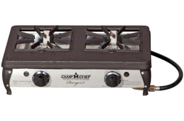 Image of Camp Chef Ranger II Blind Stove, 2 x Burner, Cast Aluminum Burner, Black/Gray/White, BS40C