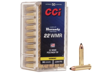 CCI Ammunition .22 WMR 30gr. Hornady V-Max Rimfire Ammo ...