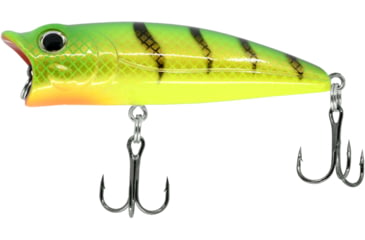 Image of CHUBBS Topwater Popper, 2 1/2in, 7/16oz, #4 Hook, Fire Scale, YPOP-206