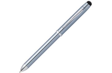 Image of Cross Tech3+ Multifunction Pen - Black and Red Pen, Pencil, Stylus, Engraved Frosty Steel AT009014