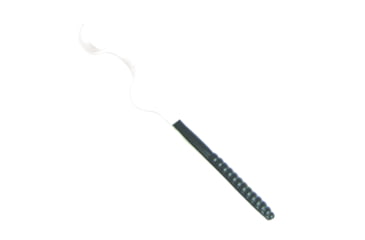 Image of Culprit Culprit Original Worm, 7.5 in, 13 Pack, Black White Tail, C720-173