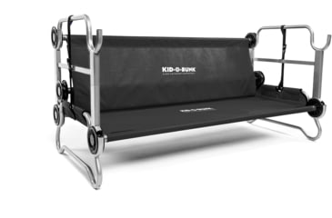 Image of Disc-O-Bed Kid-O-Bunk Sleeping Cots w/ 2 Side Organizers, Black, 30505BO