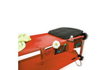Image of Disc-O-Bed Kid-O-Bunk Sleeping Cots w/ 2 Side Organizers, Red, 30405BO