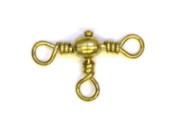 Image of Eagle Claw Crossline Swivel,Resealable,Brass,Size 10 01061-010