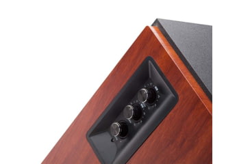 Image of Edifier R1700BT Powered Bluetooth Bookshelf Speakers, Brown, 4001352
