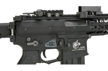 Image of EMG Knights Armament Airsoft PDW M2 Gas Blowback Airsoft Rifle, 400FPS, Co2 Magazine, Black, Large, GR-KAA-PDW-L-BK-CO2