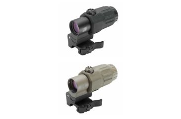 Image of EOTech G33 3x Magnifier for Red Dot Sights w/ STS Mount, Black, Tan