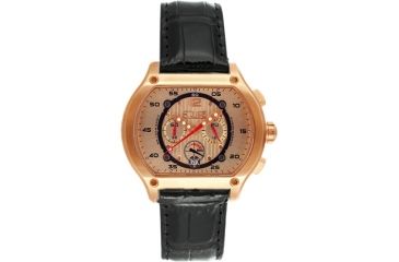 Image of Equipe E712 Dash Watches - Men's - 48mm Case, Quartz Movement, Black/Rose Gold, One Size, EQUE712