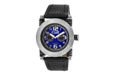 Image of Equipe Tritium Coil Watches - Men's, Silver/Blue, One Size, EQUET107
