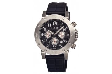 Image of Equipe Tritium Tube Watches - Men's, Silver/Black, One Size, EQUET407