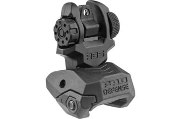 Image of FAB Defense Top Mounted Deployable Front and Rear Sight, Black, FX-FRBSKIT