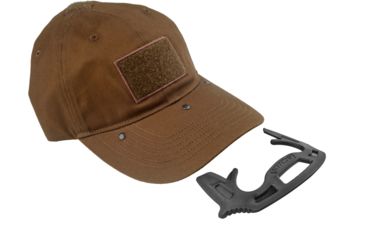 Image of FAB Defense Gotcha Tactical Cap w/Self-Defense Tool, Brown, fx-gotchabr