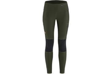 Image of Fjallraven Abisko Trekking Tights - Womens, Deep Forest, Large, F89586-662-L