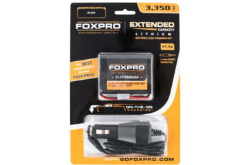 Image of FoxPro Extended Capacity Battery and Car Charger 3,350 mAh, EXTBATTCHG