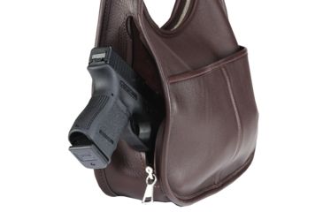 Image of Galco Meridian Holster Handbag - Ambidextrous - Brown MERBRN