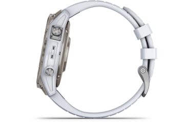 Image of Garmin Epix Pro Gen 2 - Sapphire Edition Watches, 47mm, Titanium w/ Whitestone Band, 010-02803-20