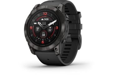 Image of Garmin Epix Pro Gen 2 - Sapphire Edition Watches, 51mm, Carbon Gray DLC Titanium w/ Black Band, 010-02804-00