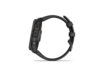 Image of Garmin Fenix 7X Sapphire Solar Watch, Carbon Gray DLC Titanium Case, Black Band, 010-02541-10