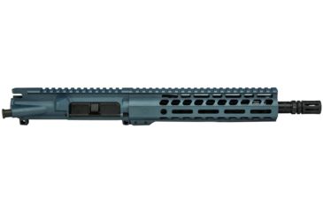 Ghost Firearms Elite Complete Upper Receiver, .300 Blackout, 10.5in, Pistol Length, 4150 Light HBAR Barrel, 1-8 Twist, 9in M-LOK Free Float Hand Guard, A2 Flash Hider, Blue Titanium, GF105E9GFR300BT