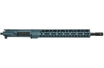 Ghost Firearms Elite Complete Upper Receiver, .300 Blackout, 16in, Pistol Length, 4150 Light HBAR Barrel, 1-8 Twist, 14in M-LOK Free Float Hand Guard, A2 Muzzle Device, Blue Titanium, GF16E14GFR300BT