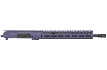 Ghost Firearms Elite Complete Upper Receiver, .300 Blackout, 16in, Pistol , 4150 Light HBAR Barrel, 1-8 Twist, 14in M-LOK Free Float Hand Guard, A2 Muzzle Device, Tactical Grape, GF16E14GFR300GRP