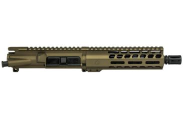 Ghost Firearms Elite Complete Upper Receiver, .300 Blackout, 7.5in, Pistol Length, 4150 Light HBAR Barrel, 1-8 Twist, 7in M-LOK Free Float Hand Guard, A2 Flash Hider, Burnt Bronze, GF75E7GFR300BB