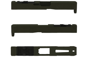 Image of Grey Ghost Precision Version 4 Pistol Slide w/ RMR-DP Pro Cut, Glock 19 Gen 3, 17-4 Stainless Steel, Olive Drab Cerakote, GGP-19-3-OC-OD-V4