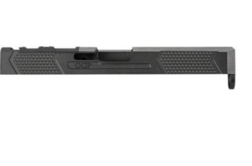 Grey Ghost Precision Version 4 Pistol Slide w/ RMR-DP Pro Cut, Glock 17 Gen 4, 17-4 Stainless Steel, Nitride Coated, Black, GGP-17-4-OC-V4