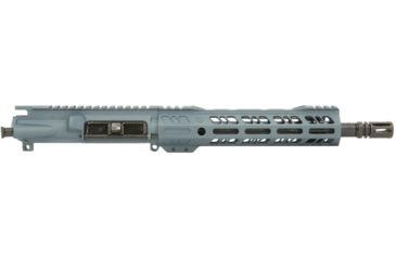 Grid Defense Complete Upper Receiver, 5.56mm, 10.5 inch, Carbine Length, 4150 Steel M4 Barrel, 1-7 Twist, A2 Flash Hider, Blue Titanium, GD105E9GFR556BT