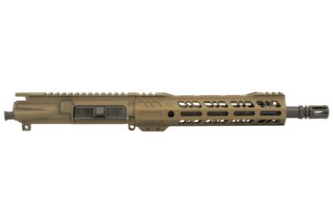 Grid Defense Complete Upper Receiver, 5.56mm, 10.5 inch, Carbine Length, 4150 Steel M4 Barrel, 1-7 Twist, A2 Flash Hider, Burnt Bronze, GD105E9GFR556BB