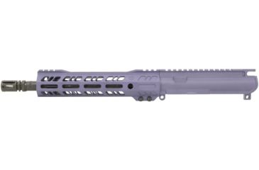 Grid Defense Complete Upper Receiver, 5.56mm, 10.5 inch, Carbine Length, 4150 Steel M4 Barrel, 1-7 Twist, A2 Flash Hider, Tactical Grape, GD105E9GFR556GRP