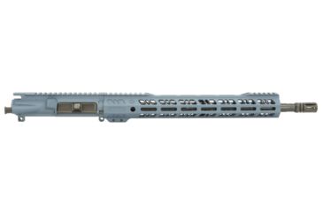 Grid Defense Complete Upper Receiver, 5.56mm, 16 inch, Carbine Length, 4150 M4 Barrel, 1-7 Twist, 14 inch M-LOK Rail, A2 Flash Hider, Blue Titanium, GD16E14GFR556BT