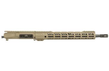 Grid Defense Complete Upper Receiver, 5.56mm, 16 inch, Carbine Length, 4150 M4 Barrel, 1-7 Twist, 14 inch M-LOK Rail, A2 Flash Hider, Flat Dark Earth, GD16E14GFR556FDE