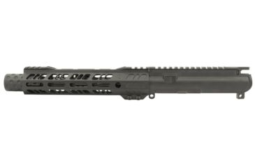 Grid Defense Complete Upper Receiver, 5.56mm, 7.5 inch, Pistol Length, 4150 M4 Barrel, 1-7 Twist, 9 inch Octagon M-LOK Rail, Dimpled Flash Can, Black, GD75GDR9FCAN556BLK