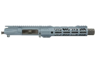 Grid Defense Complete Upper Receiver, 5.56mm, 7.5 inch, Pistol Length, 4150 M4 Barrel, 1-7 Twist, 9 inch Octagon M-LOK Rail, Dimpled Flash Can, Blue Titanium, GD75GDR9FCAN556BT