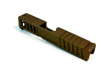 Image of Gun Cuts Juggernaut Slide for Glock 26, No Optic Cut, Burnt Bronze, GC-G26-JUG-BBR-NO