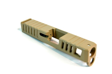 Image of Gun Cuts Juggernaut Slide for Glock 26, No Optic Cut, Desert Sand, GC-G26-JUG-DSA-NO