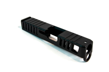 Image of Gun Cuts Juggernaut Slide for Glock 26, No Optic Cut, Graphite Black, GC-G26-JUG-GBL-NO