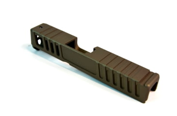Image of Gun Cuts Juggernaut Slide for Glock 26, No Optic Cut, Smoked Bronze, GC-G26-JUG-SBR-NO
