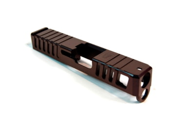 Image of Gun Cuts Juggernaut Slide for Glock 26, Optic Cut, Black Cherry Bomb, GC-G26-JUG-BCB-RMR
