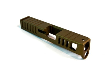 Image of Gun Cuts Juggernaut Slide for Glock 26, Optic Cut, Burnt Bronze, GC-G26-JUG-BBR-RMR