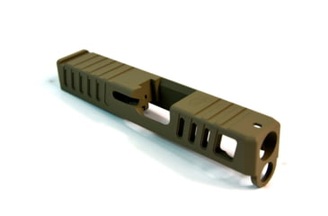 Image of Gun Cuts Juggernaut Slide for Glock 26, Optic Cut, Flat Dark Earth, GC-G26-JUG-FDE-RMR